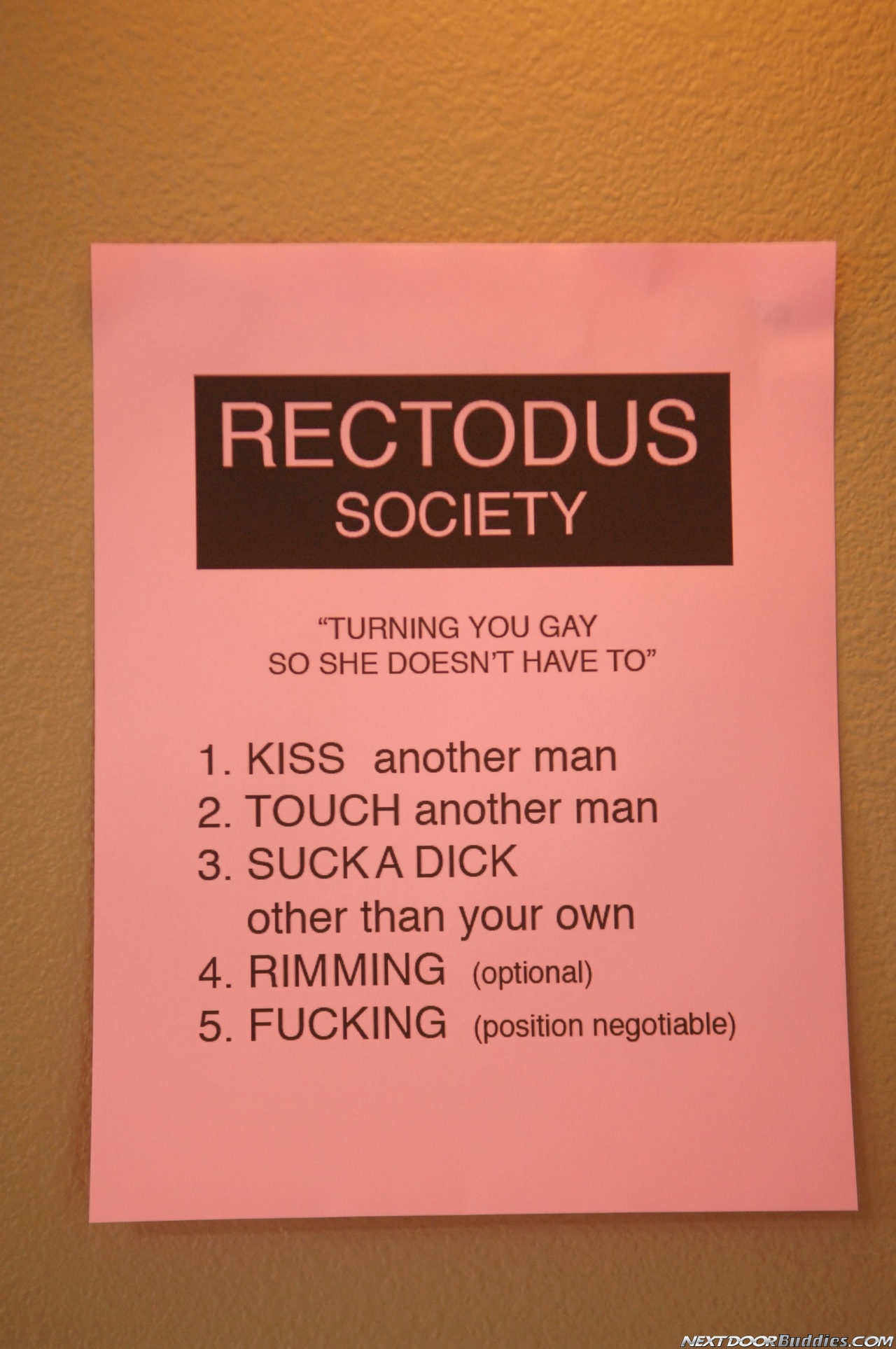 The Rectodus Society
